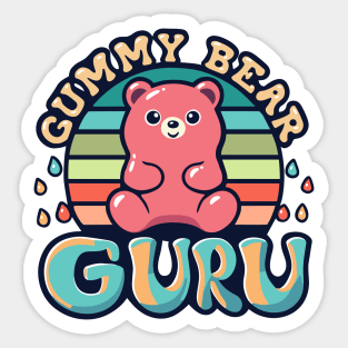 Gummy Bear Guru Sticker